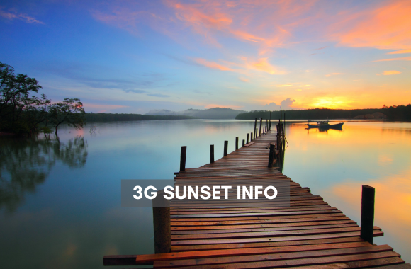 Switch to 4G: 3G Sunset Info